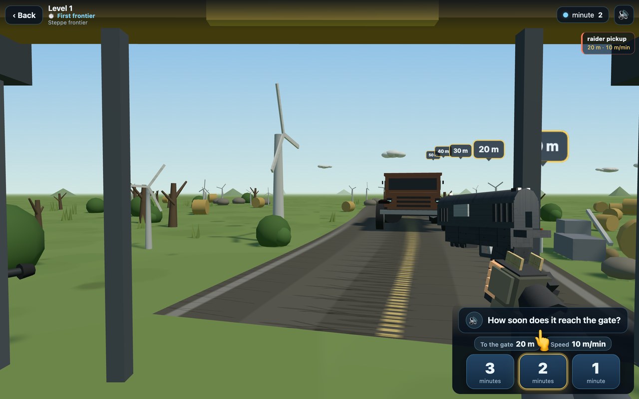Base Commander · Speed and Time
