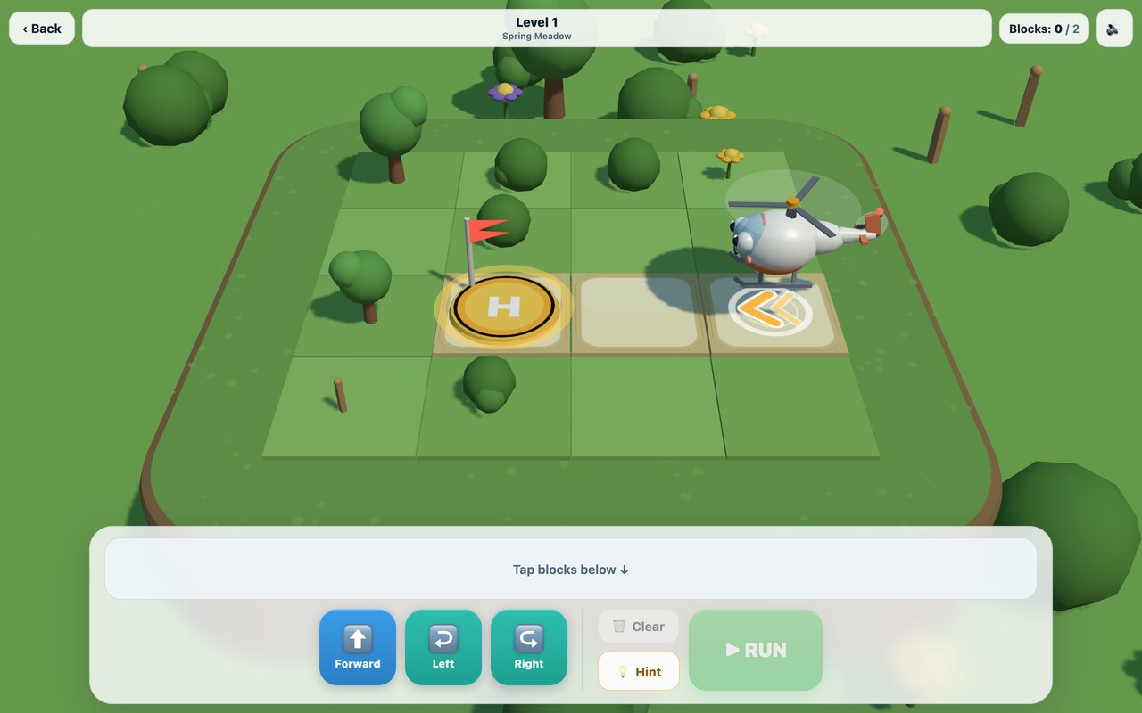 Drone Commander · Block Coding