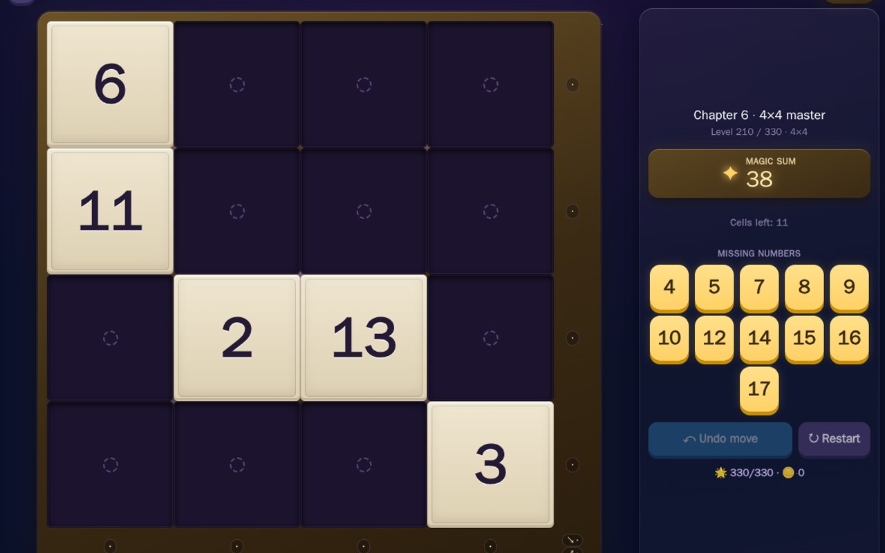 Magic Squares · Number Grid