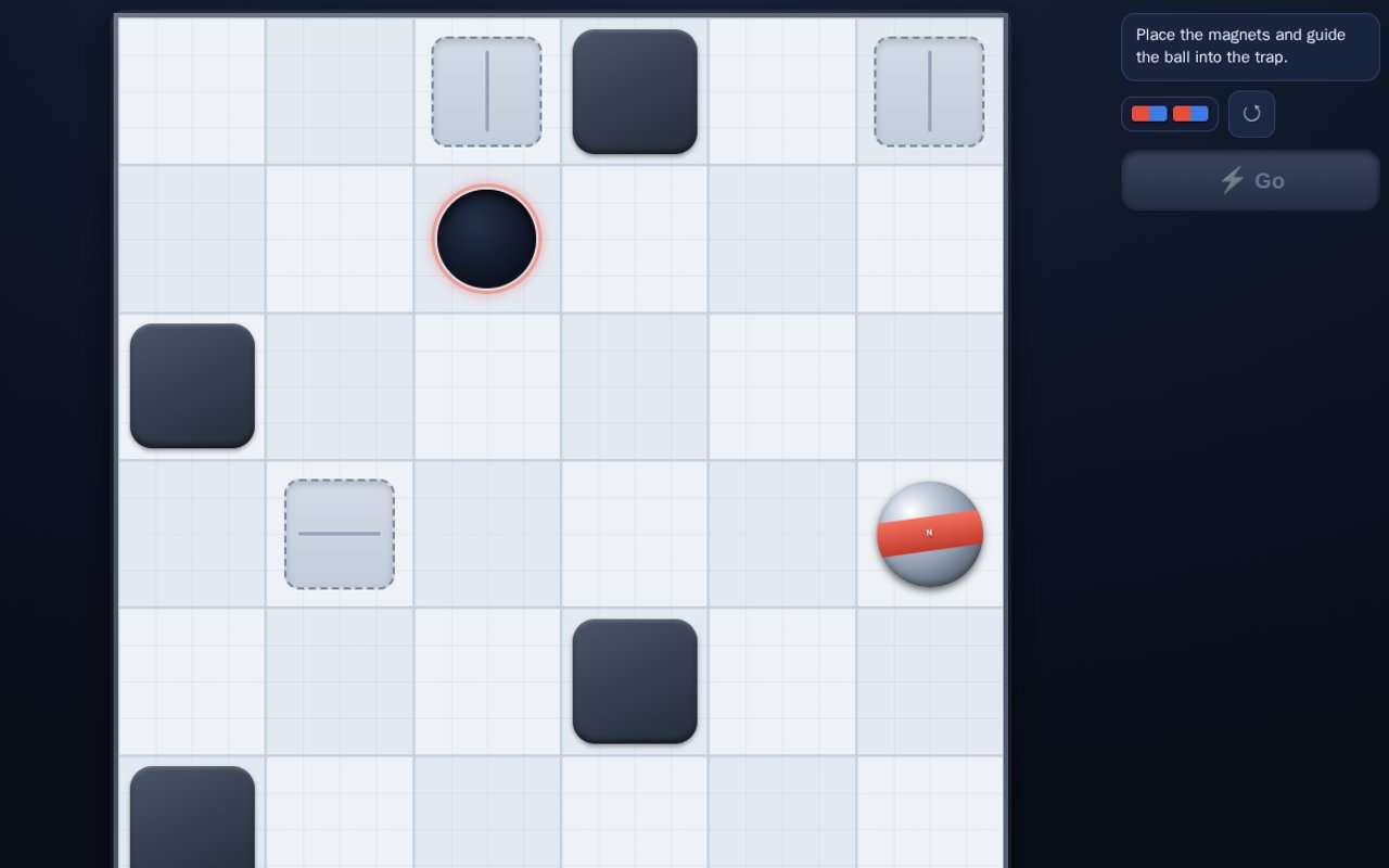 Magnet Maze · Poles and Traps