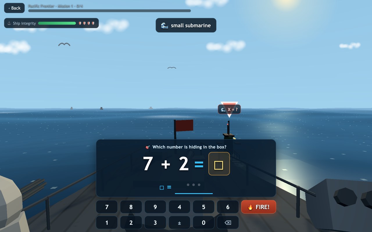 Sea Battle: Find X