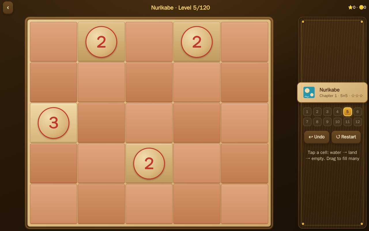 Nurikabe · Island Puzzles