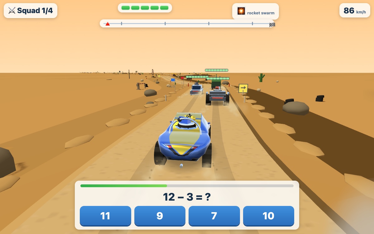 Road Arena · Math Racing