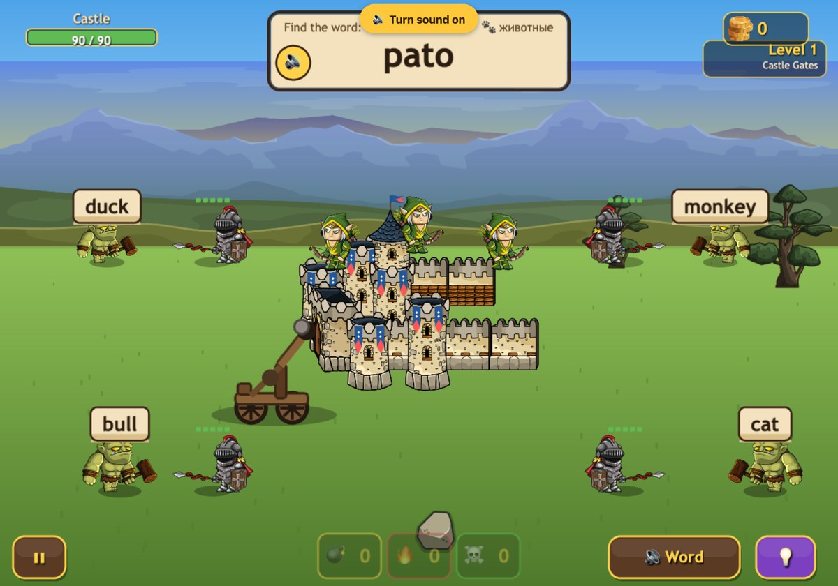 Spanish Tower · Word Defense