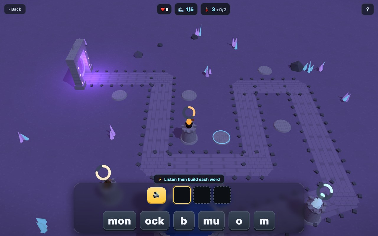 Syllable Towers · English