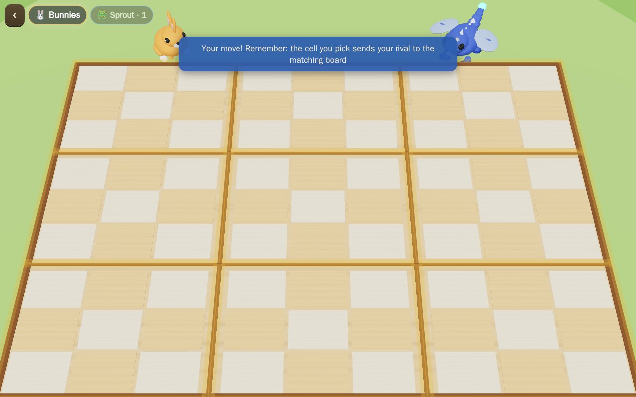 Ultimate Tic Tac Toe · Nine Boards