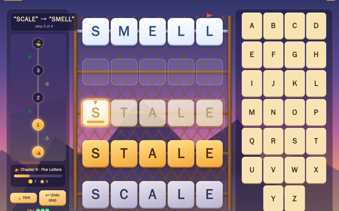Word Ladder · One Letter at a Time