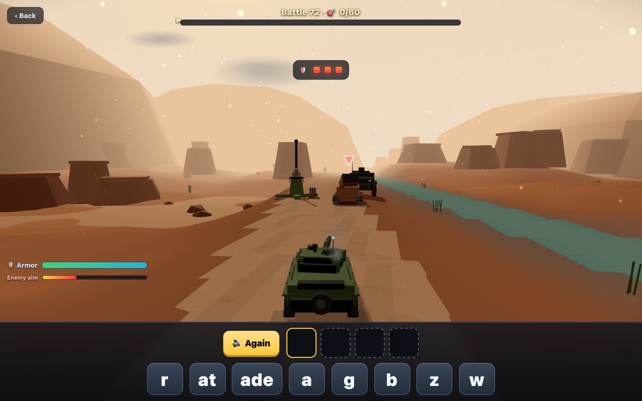 Word Tanks · English Reading