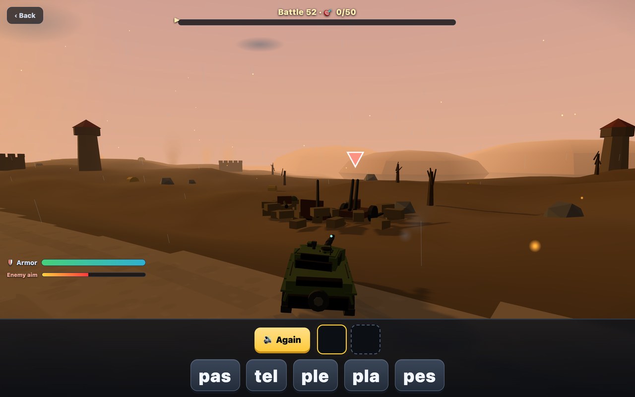 Word Tanks · Spanish