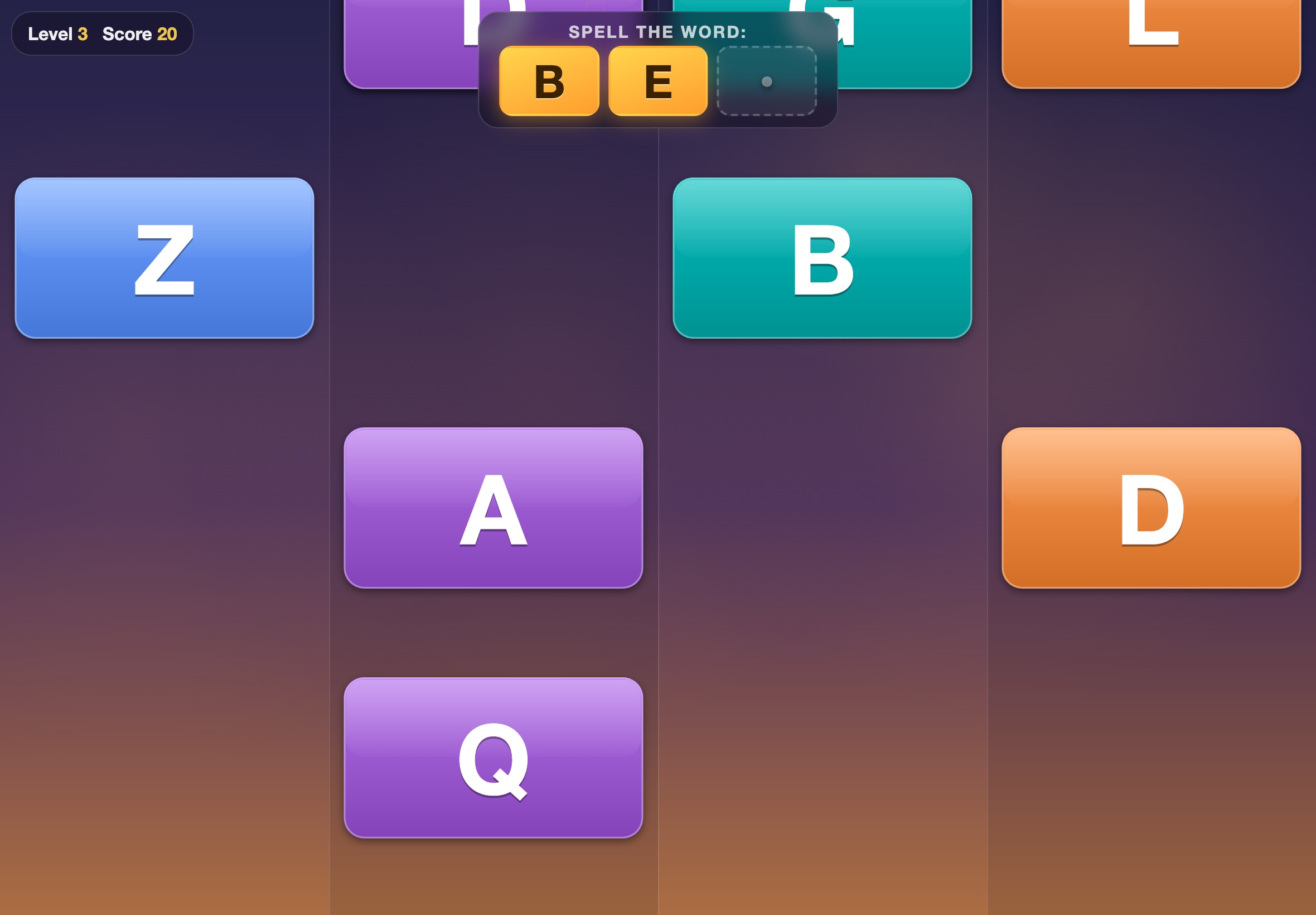 Sight Word Games · Build the Word